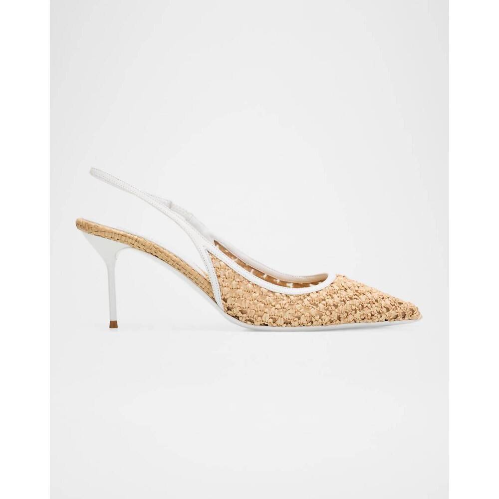 NEW PARIS TEXAS women's lidia slingback pump in natural